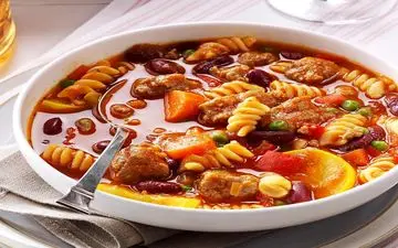 آموزش سوپ ماکارونی و مرغ| خیلی عالی میشه!