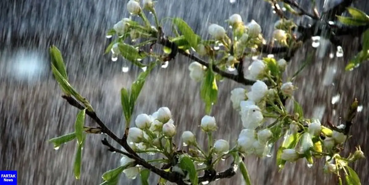 باران بهاری و کاهش 12 درجه‌ای دمای هوا از دوشنبه در گیلان
