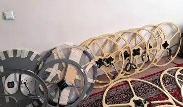 کشف ‌و ضبط یک دستگاه فلزیاب در قروه