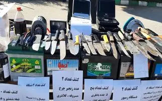 گزارش تصویری/ کشفیات و دستاوردهای طرح ارتقا امنیت اجتماعی در کرمانشاه
