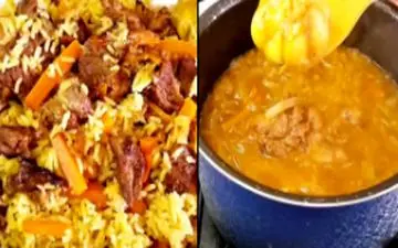 این پلو خیلی خوشمزه س| طرز تهیه  اوگرا پلو 