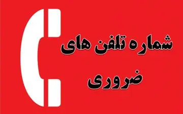 تلفن های ضروری در روزهای شیوع ویروس کرونا + عکس