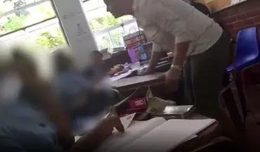 کتک زدن دانش آموز دختر توسط معلم خبرساز شد+فیلم