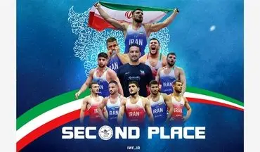  تیم ایران نایب قهرمانی رقابت های کشتی آزاد زیر 23 سال جهان در صربستان شد 