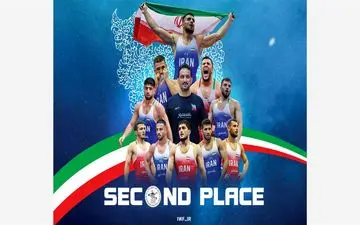  تیم ایران نایب قهرمانی رقابت های کشتی آزاد زیر 23 سال جهان در صربستان شد 
