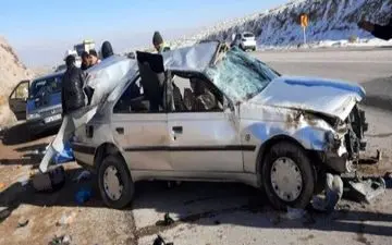 واژگونی خودرو در سمنان جان 2 نفر را گرفت