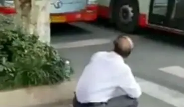 ماجرای پرت شدن مرد بازنشسته زیر اتوبوس در تبریز چه بود؟ 