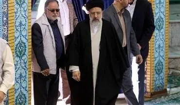 حضور ابراهیم رئیسی در نماز جمعه تهران