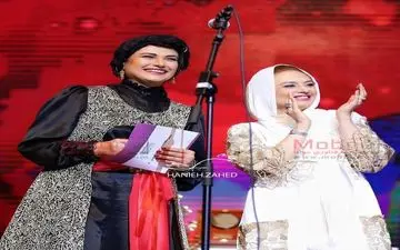 پوشش جالب لادن مستوفی و یکتا ناصر در جشن حافظ / عکس