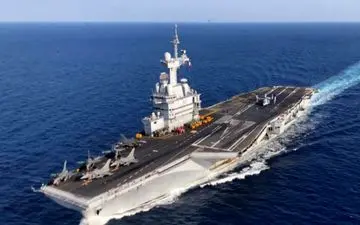 فرانسه ناو هواپیمابر به غرب آسیا می‌فرستد