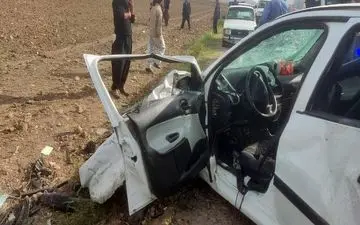 ۲ فوتی و ۳ مصدوم در تصادف سواری پراید با پژو ۲۰۶ در محور سرپل ذهاب به ثلاث باباجانی

