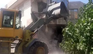 تخریب ۱۸ ساخت و ساز غیرمجاز در شمیرانات