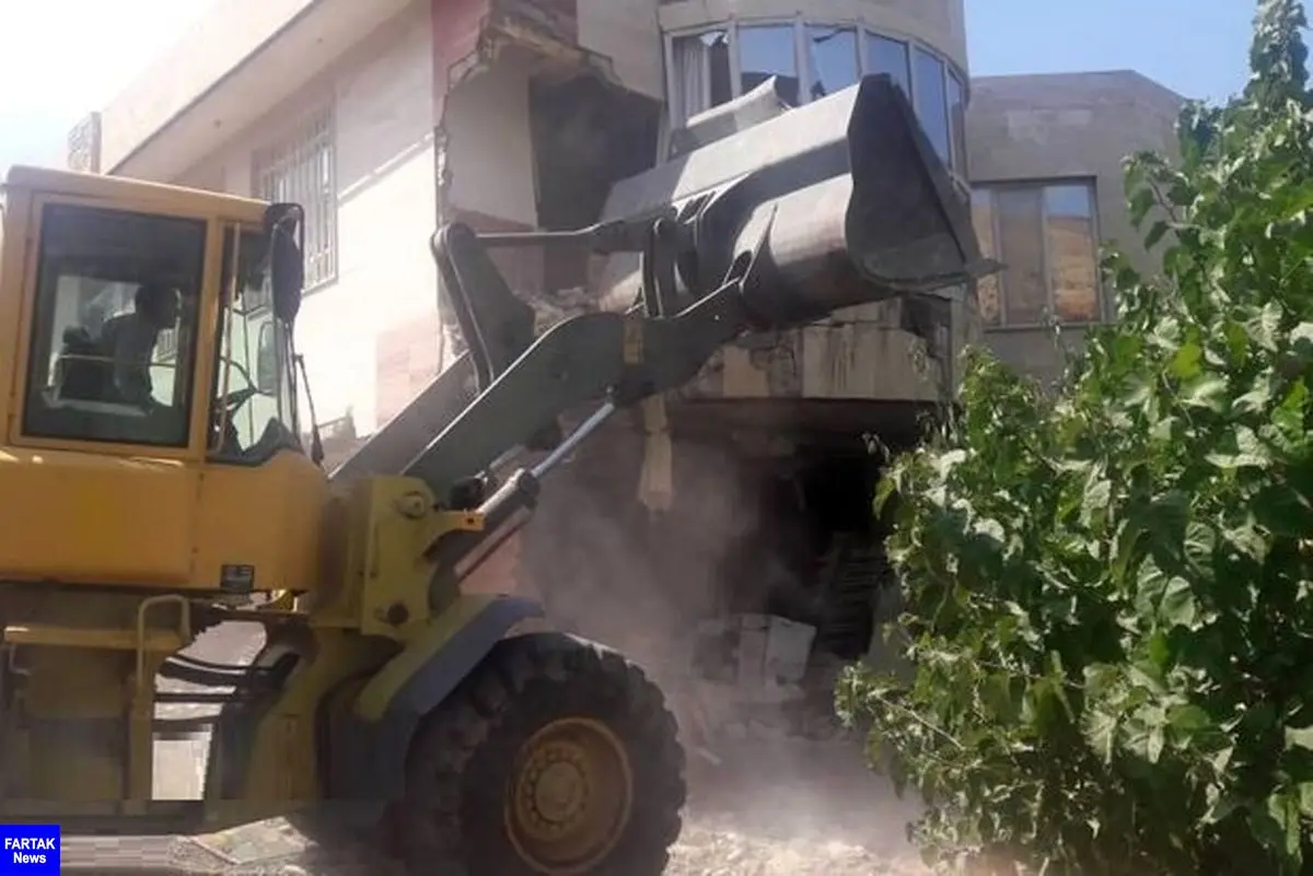 تخریب ۱۸ ساخت و ساز غیرمجاز در شمیرانات