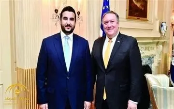 دیدار پامپئو و برادر محمد بن سلمان و تاکید بر لزوم گفتگو برای حل بحران یمن

