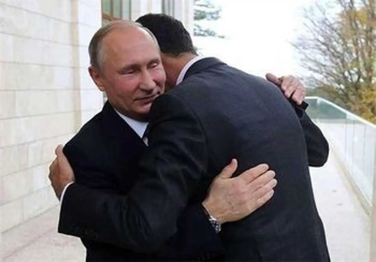 قیمت گذاری ساعت پوتین در دیدار با بشار اسد + عکس