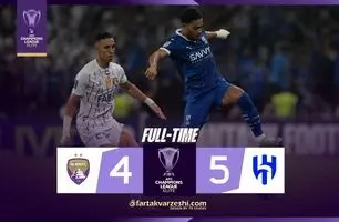 خلاصه بازی العین امارات 4 - الهلال عربستان 5 + ویدئو