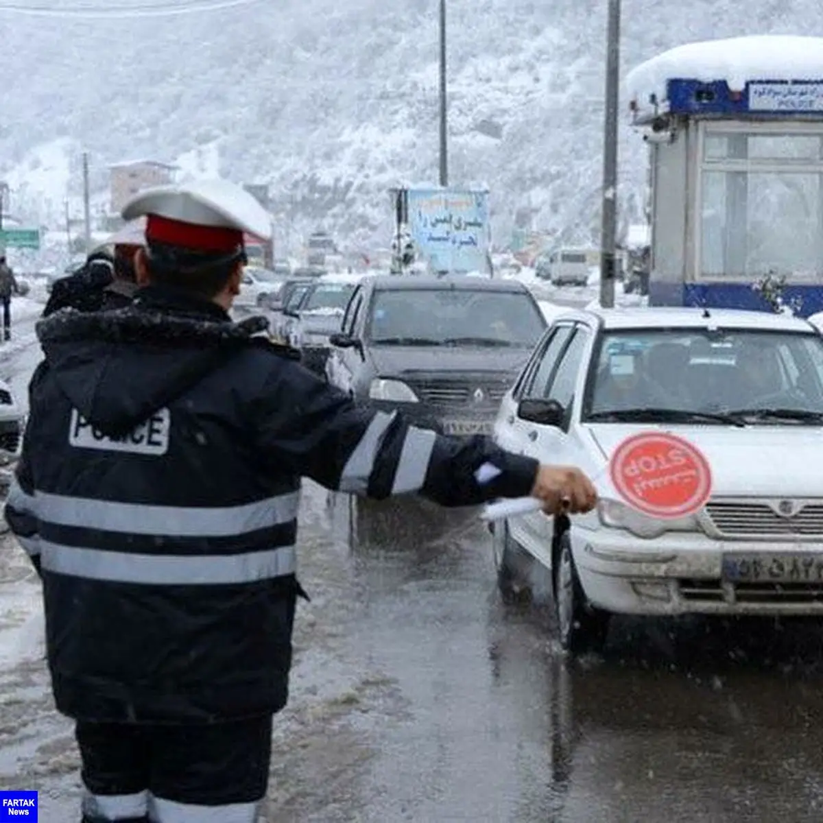 باران و برف در اکثر محورهای مواصلاتی