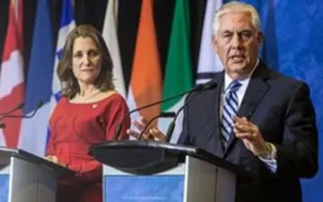 رایزنی پامپئو با همتای کانادایی خود پیرامون امور ایران و عربستان