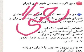 بازی اعضای شورای تهران با محسن هاشمی رفسنجانی