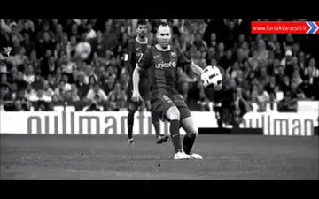 لحظاتی جذاب با جادوگر تکرارنشدنی بارسلونا, اینیستا+فیلم 