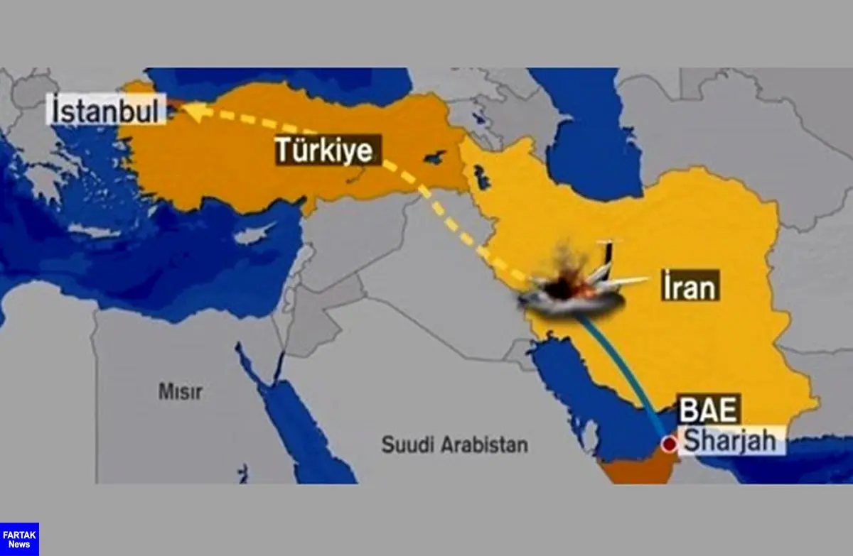 سرنوشت کمک خلبان هواپیمای سقوط کرده ترک در ایران همچنان نامعلوم است