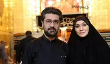 مجری سرشناس تلویزیون و همسرش در نجف
