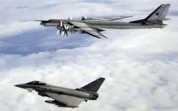 جنگنده‌های روسی توسط جت‌های انگلیس رهگیری شدند