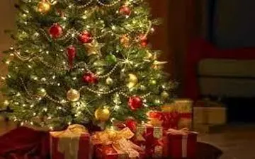 تیپ متفاوت خانم بازیگر در جشن کریسمس مسیحیان