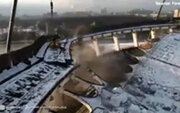 لحظه‌ وحشتناک و مرگبار ریزش یک استادیوم در سن پترزبورگ