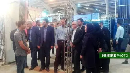 مراسم افتتاحیه اولین نمایشگاه رونق تولید به روایت تصویر