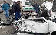 تصادف وحشتناک در محور بوشهر- گناوه؛ 7 کشته و مصدوم در برخورد ۲ خودرو 