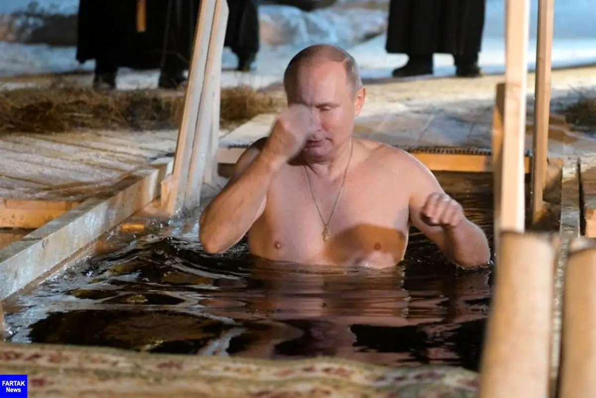 بیش از 2میلیون روس در هوای برفی به آب زدند