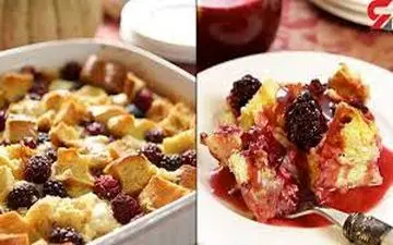 تست فرانسوی شاه توت | صبحانه عالی و مفصل