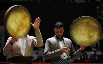 ویدیویی فوق العاده دیدنی از مراسم هزار دف در روستای پالنگان کردستان