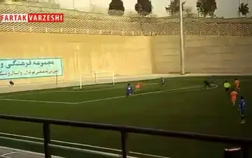 گل اول بادران تهران مقابل نیروی زمینی توسط مهدی نیایش پور+فیلم