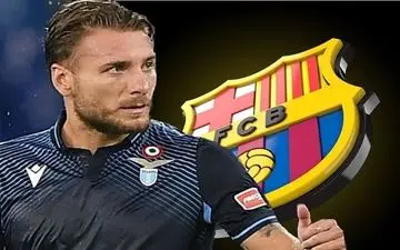 بارسا به دنبال جذب مهاجم ایتالیایی لاتزیو