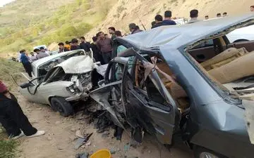 تصادف خونین در محور پالنگان-کامیاران
