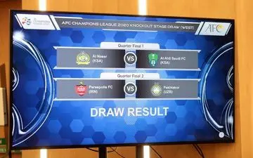 تقابل پرسپولیس با پاختاکور در یک چهارم نهایی لیگ قهرمانان آسیا