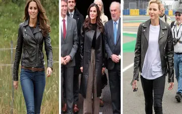 کت چرم را به سبک ملکه‌ها بپوشید تا اصیل و ثروتمند دیده شوید
