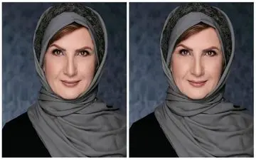 تصویری از چهره زیبای زهرا سعیدی در دوران جوانی