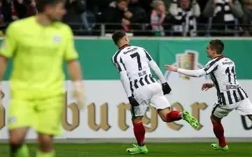 اینتراخت فرانکفورت اولین مسافر نیمه‌نهایی شد 