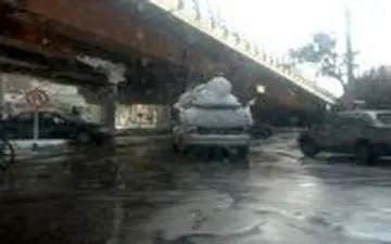 حمل غیراستاندارد بار با سمند در تبریز 