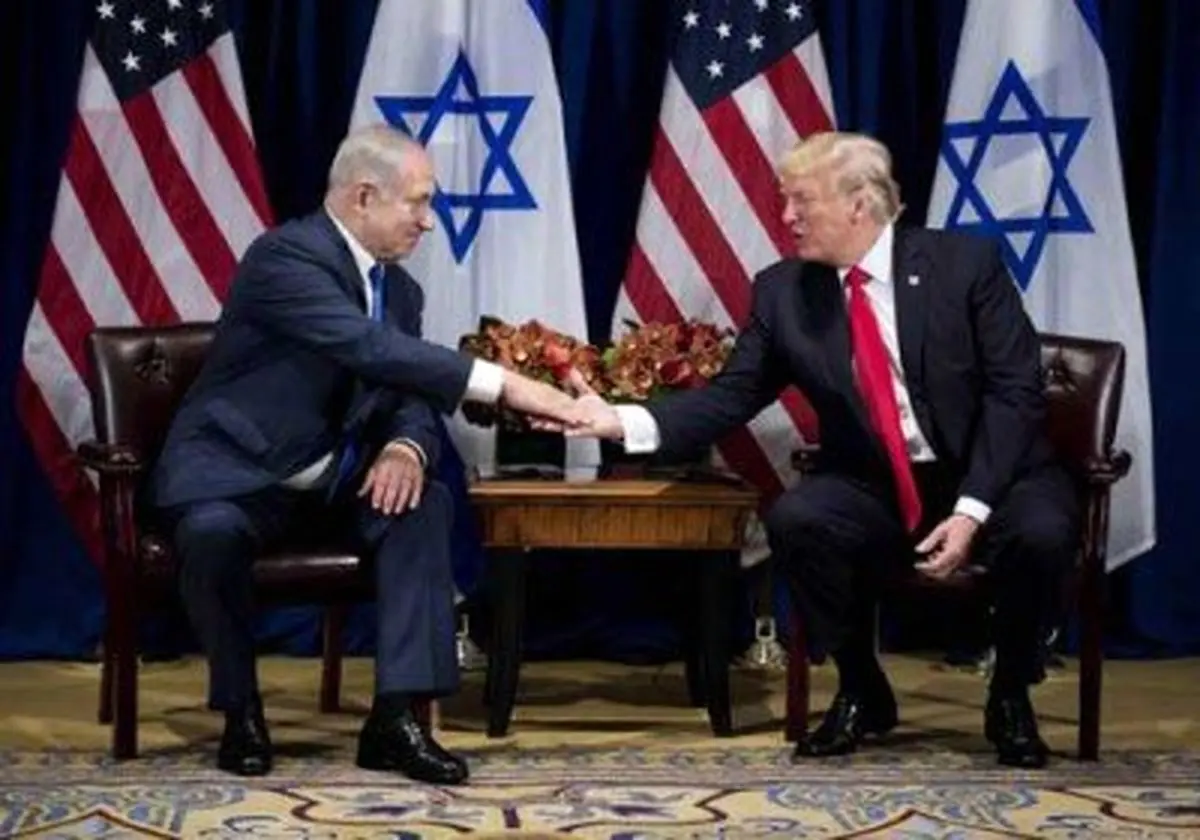 ترامپ در دیدار با نتانیاهو: صلح اسرائیل و فلسطین شدنی است