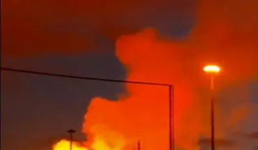 انفجار در خط صادرات گاز ایران به ترکیه + فیلم