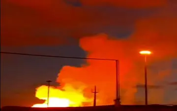 انفجار در خط صادرات گاز ایران به ترکیه + فیلم