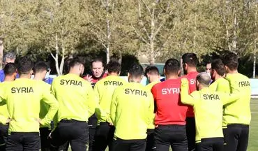 آغاز تمرینات تیم ملی فوتبال سوریه برای دیدار با ایران