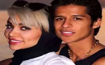 تصویری خجالت آور از همسر مهدی قائدی !!!