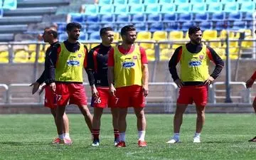 گزارش تمرین پرسپولیس/ مصدومیت جزیی علیپور
