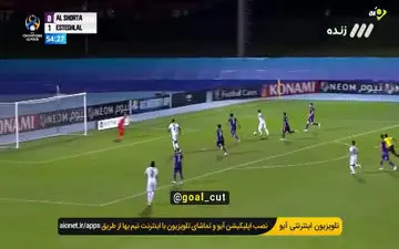 گل دوم استقلال به الشرطه توسط فرشید اسماعیلی