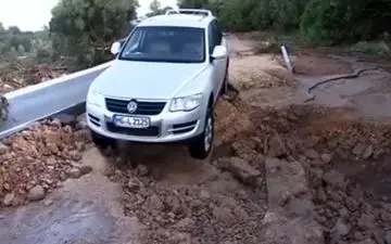 خسارات شدید سیل در مایورکا اسپانیا+فیلم